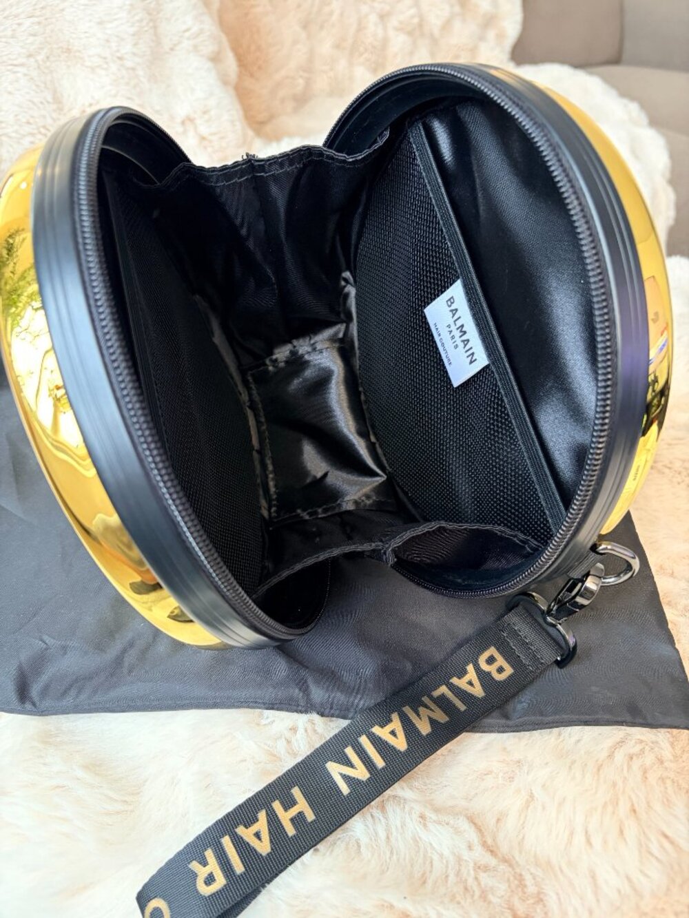 BALMAIN Gold Clutch or Cosmetic Bag *Brand New* - Picture 8 of 8